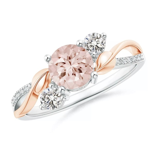 18k Gold HGE + 1.25 CTW Genuine Natural Diamond Engagement Ring - Picture 1 of 7